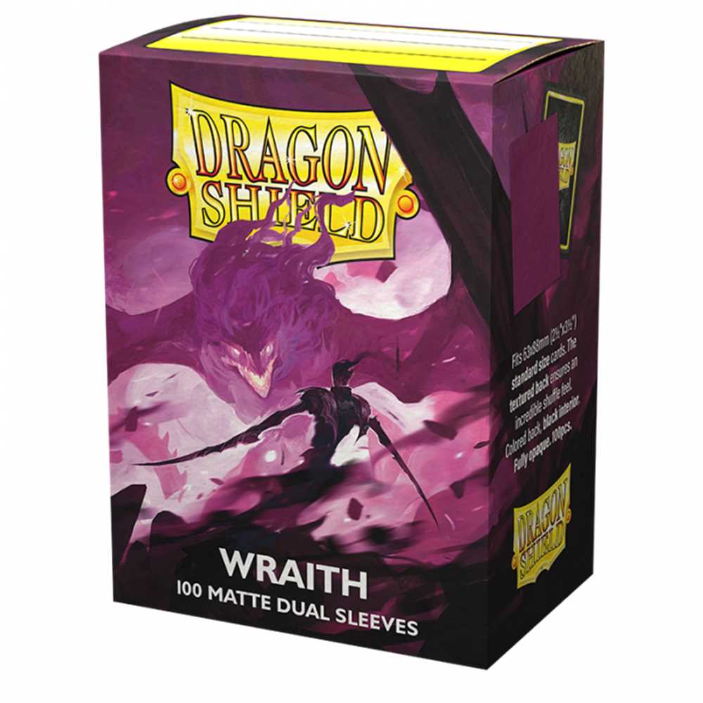 AT-15056 Dragon Shield Dual Matte Sleeves - Wraith 'Alaric, Chaos Wraith'