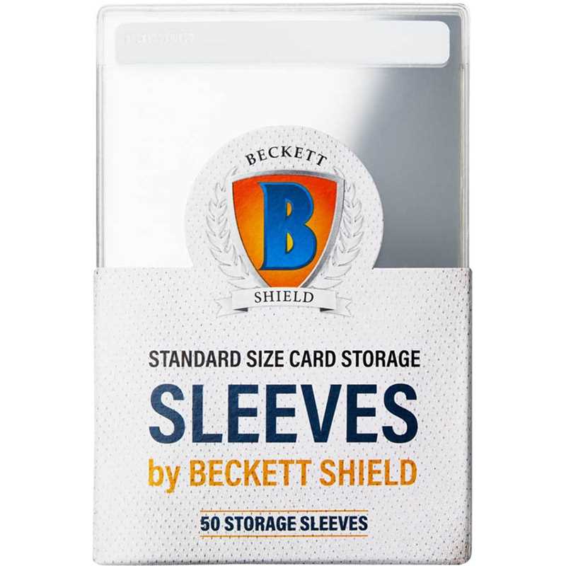 Beckett Shield Standard Storage Sleeves (50 Sleeves)