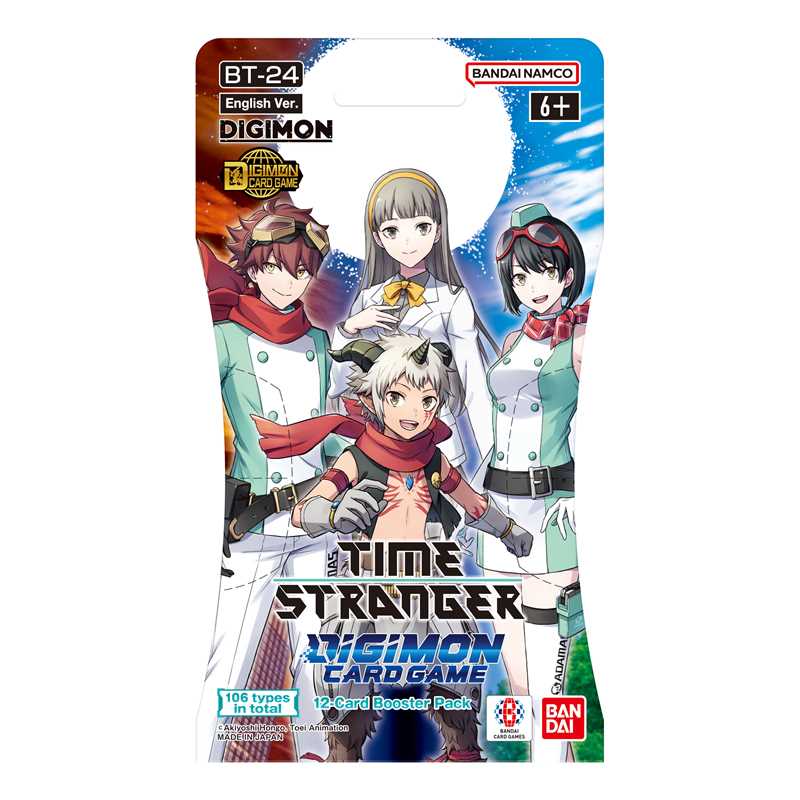 Blister Digimon Card Game - Time Stranger - (BT-24)