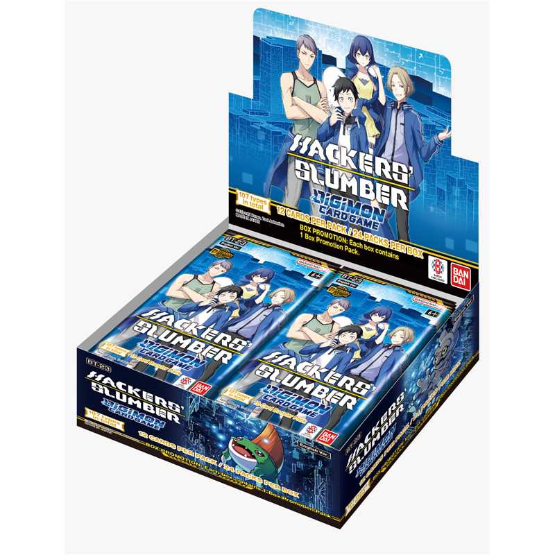 Digimon Card Game HACKERS’ SLUMBER BT-23 Booster Display
