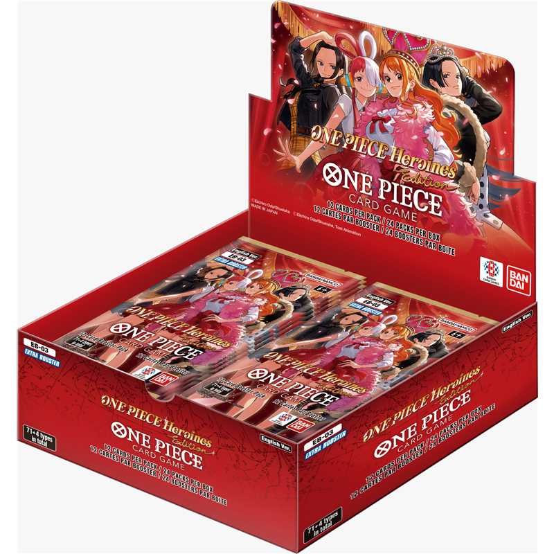 One Piece Card Game: EB-03 Extra Booster Heroines Edition Display