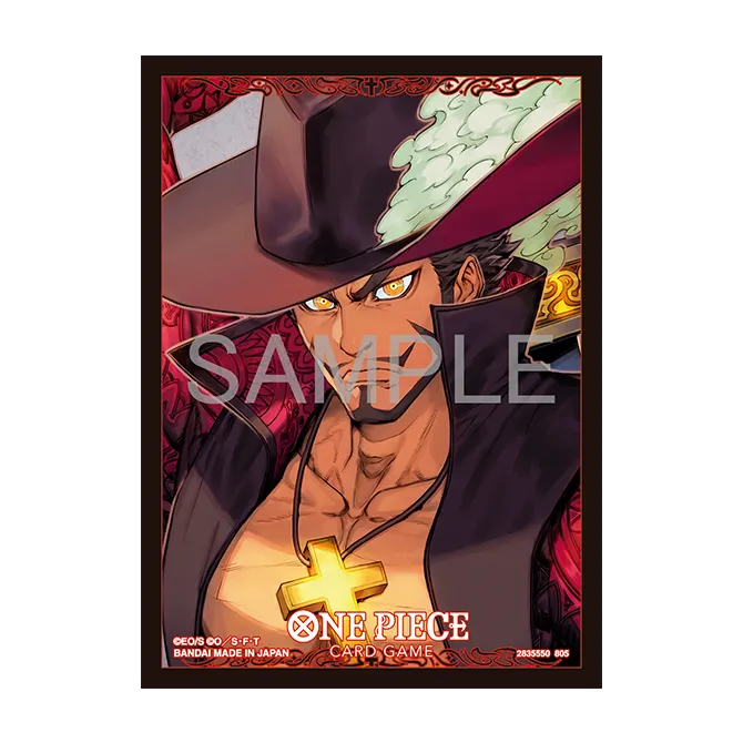 One Piece Card Game Official Sleeves 13 (Dracule Mihawk)