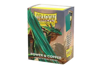Dragon Shield Sleeves Standard size - Matte Dual - Power & Copper (100 Sleeves)