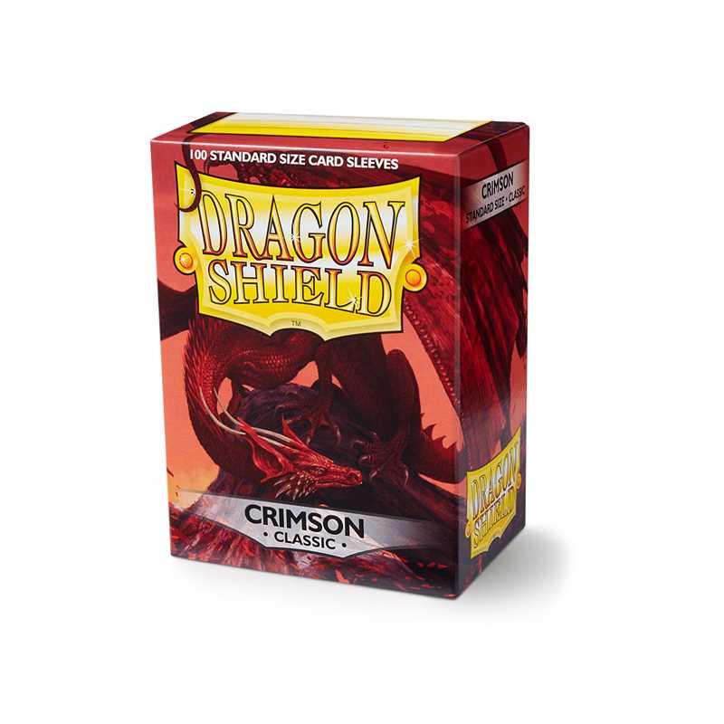 Dragon Shield Standard Sleeves - Crimson (100 Sleeves)