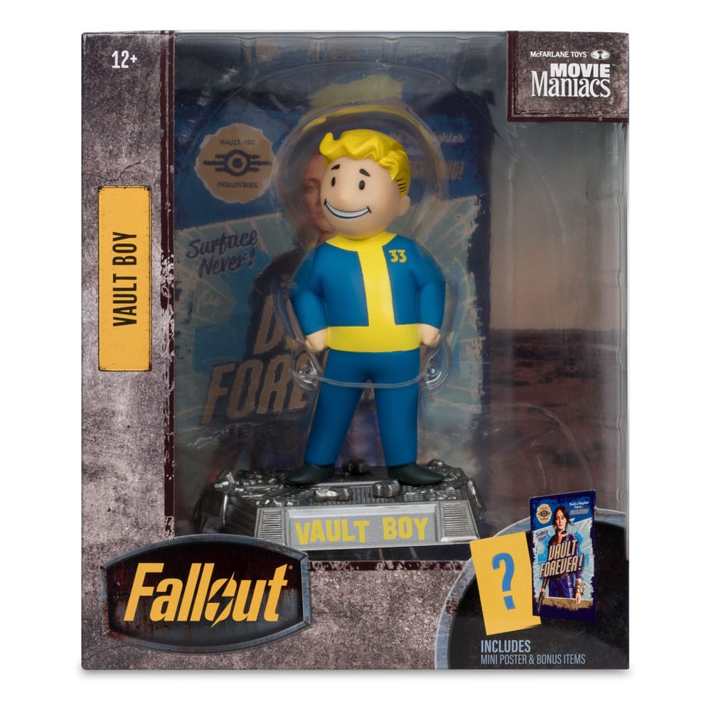 Fallout Movie Maniacs Action Figure Vault Boy Version 1 14 cm