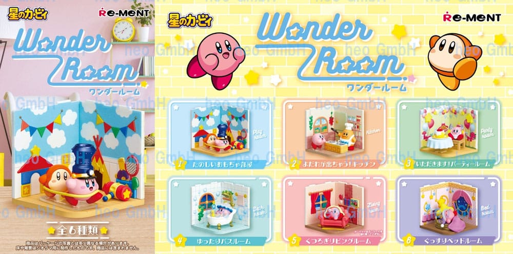 Kirby Mini Figures Kirby's Wonder Room Blind box