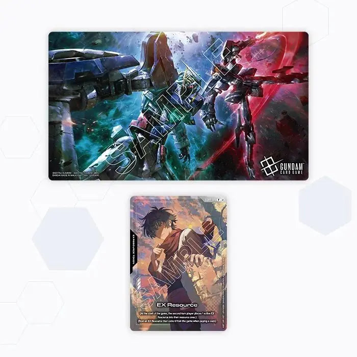 Gundam Official Playmat & Card Set Mobile Suit Gundam 00