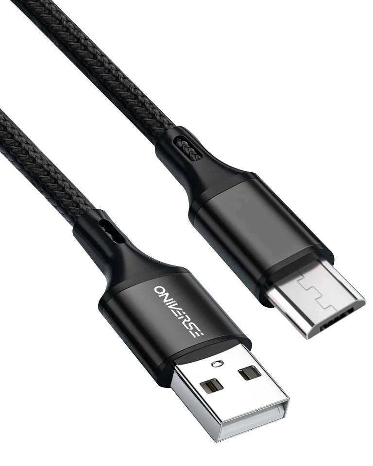 ONIVERSE USB-A TO MICRO-USB CHARGE CABLE, 3 M - BLACK