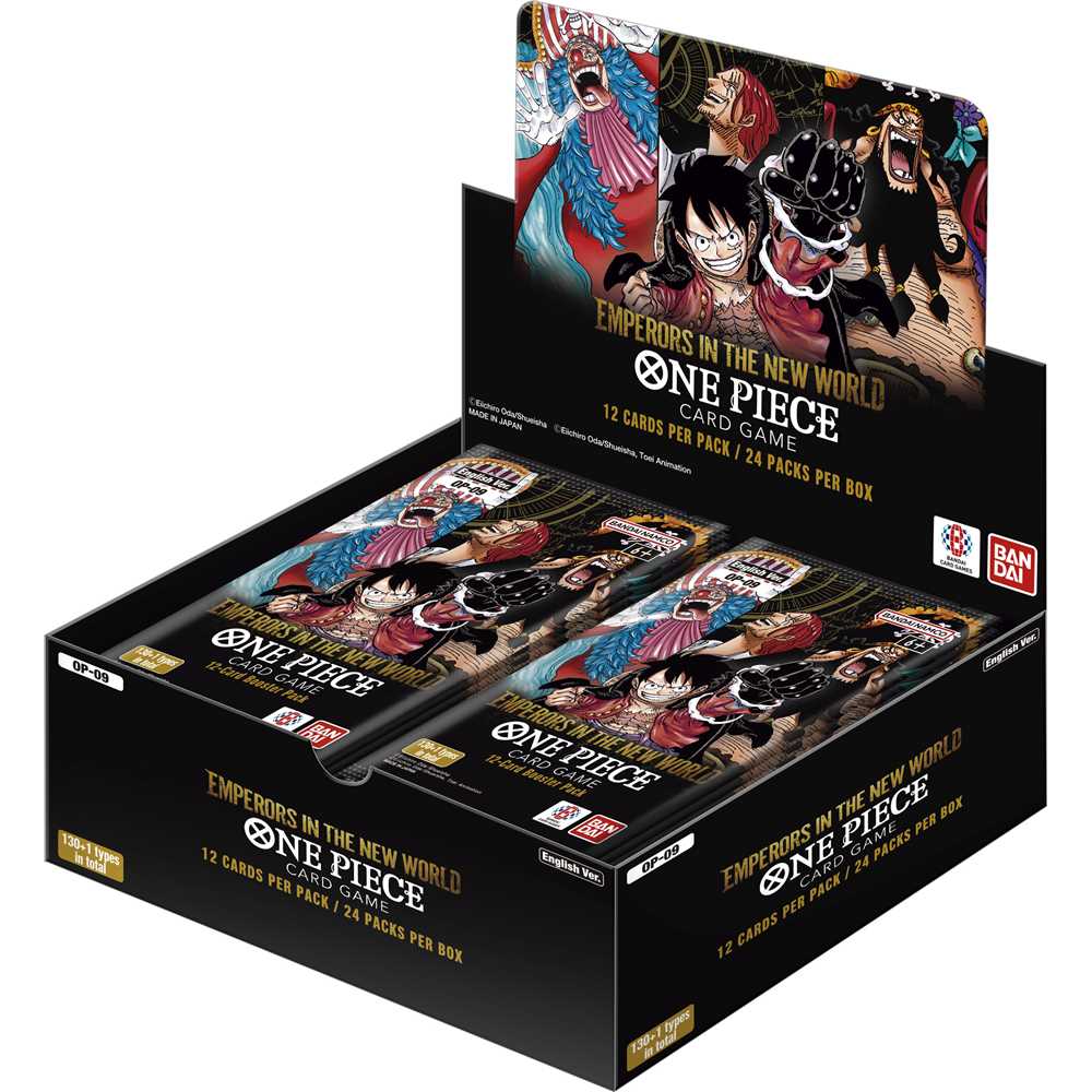 One Piece Card Game OP09 Royal Blood Booster Display