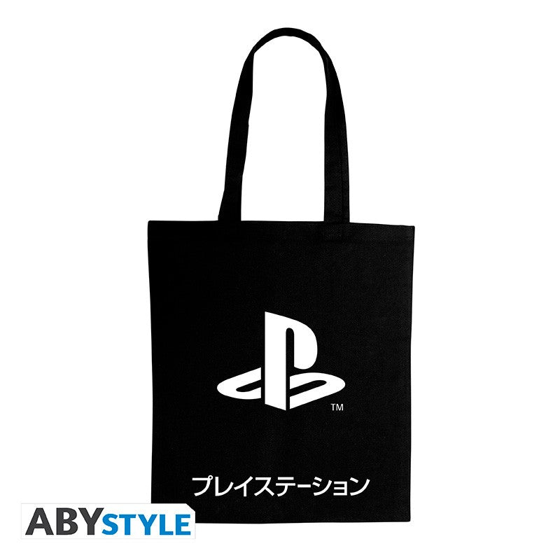 PLAYSTATION - Tote Bag - "Black Katakana"