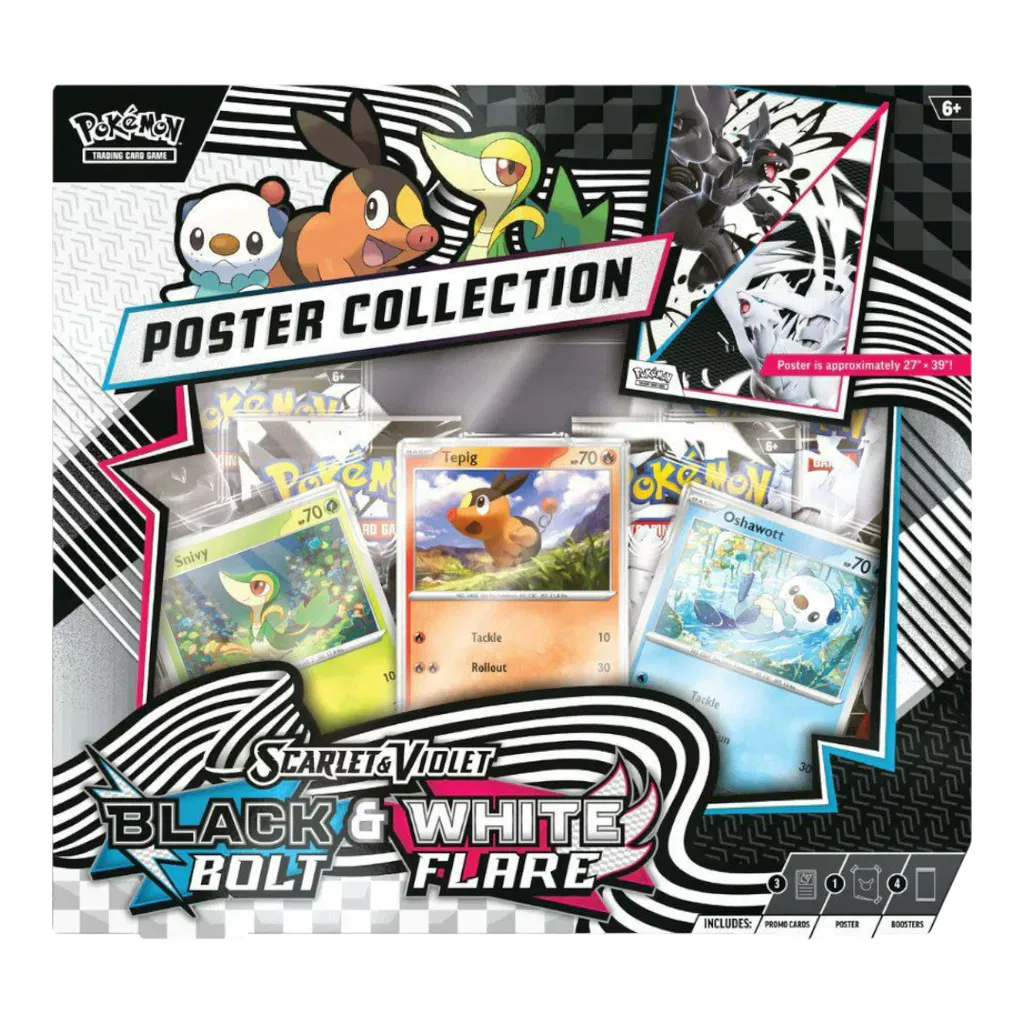 Pokemon Poster Collection Scarlet & Violet, Black Bolt & White Flare