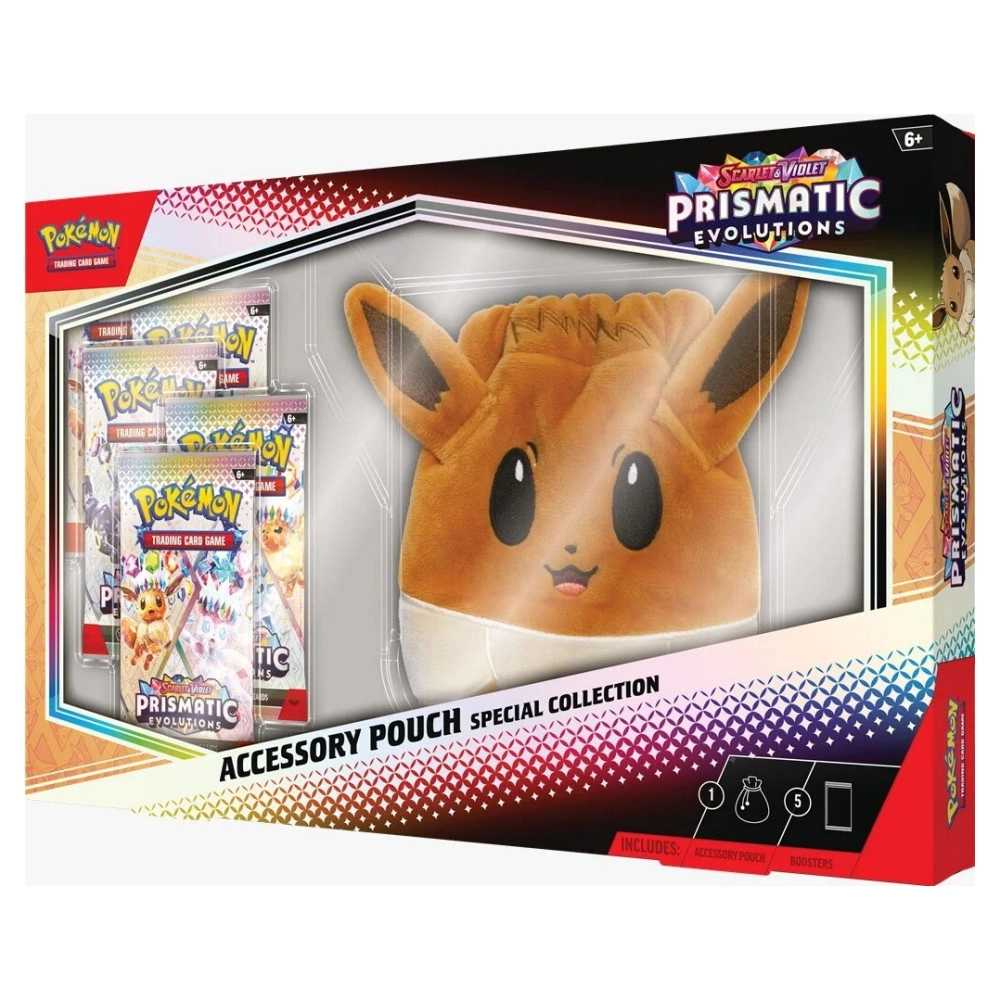 Pokemon Prismatic Evolutions Accessory Pouch Special Collection