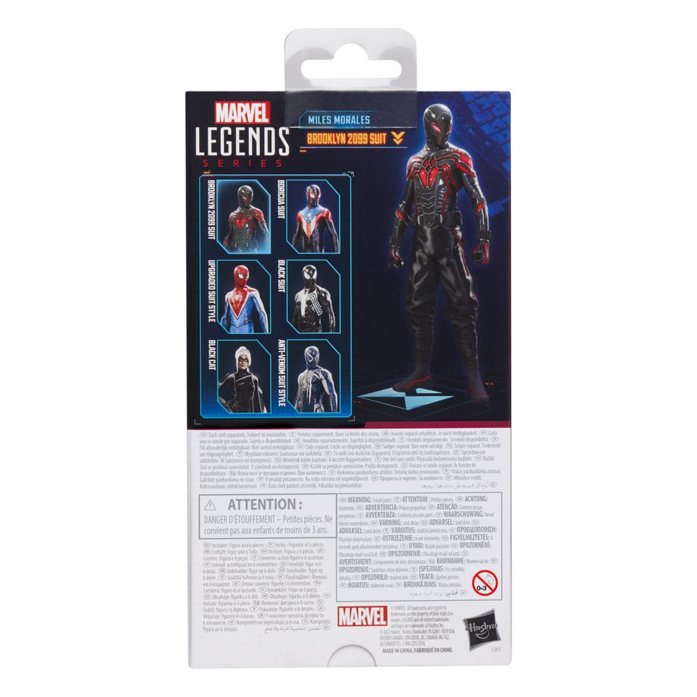 Spider-Man 2 Marvel Legends Gamerverse Action Figure Miles Morales (Brooklyn 2099 Suit) 15 cm
