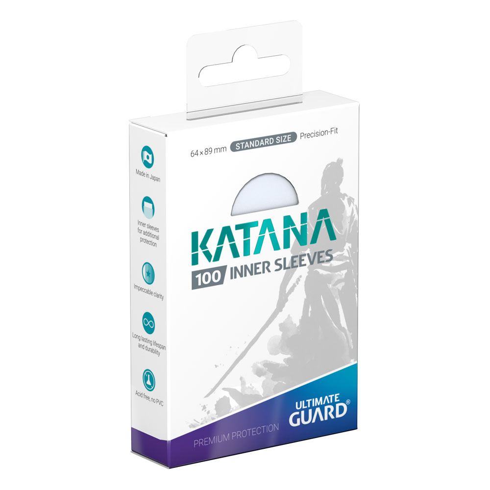 Ultimate Guard Standard "Katana" Transparent Inner Sleeves 64x89mm (100) (Ultimate Guard)