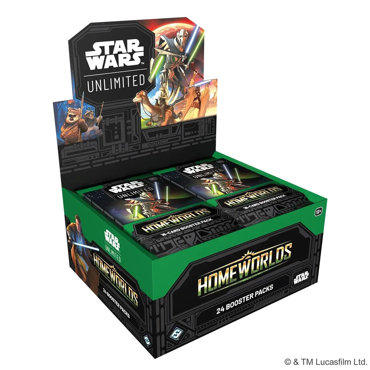 Star Wars: Unlimited - Homeworlds Booster Display