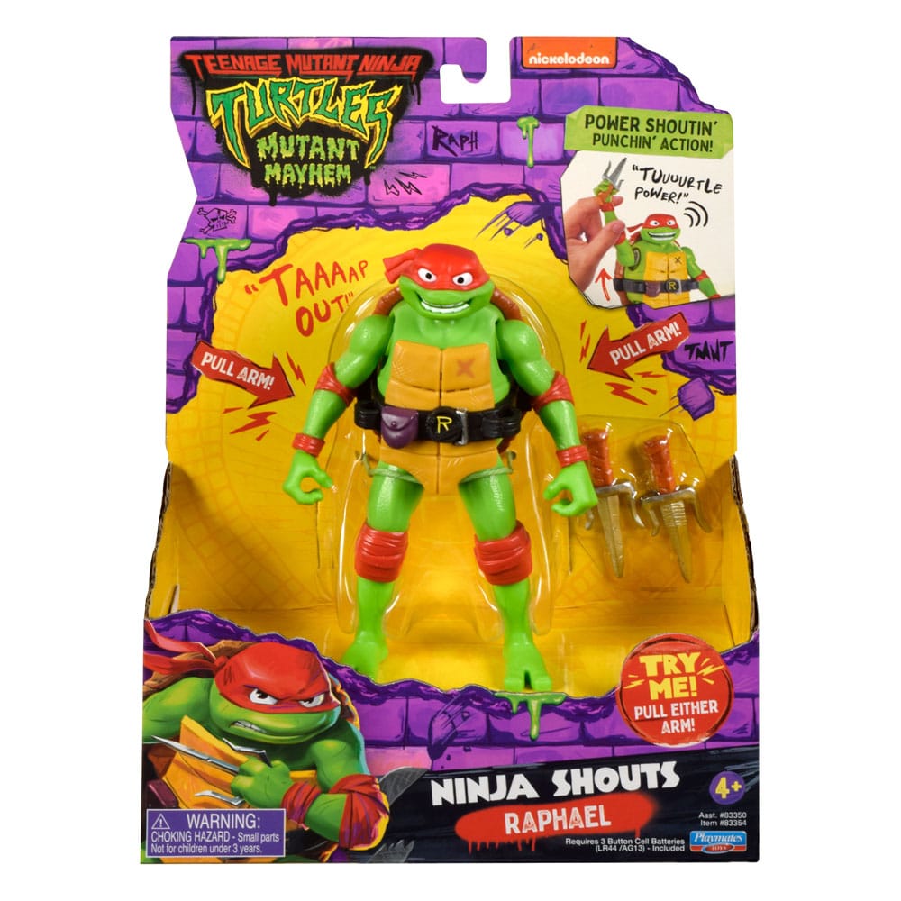 Teenage Mutant Ninja Turtles: Mutant Mayhem Ninja Shouts Action Figure Raphael