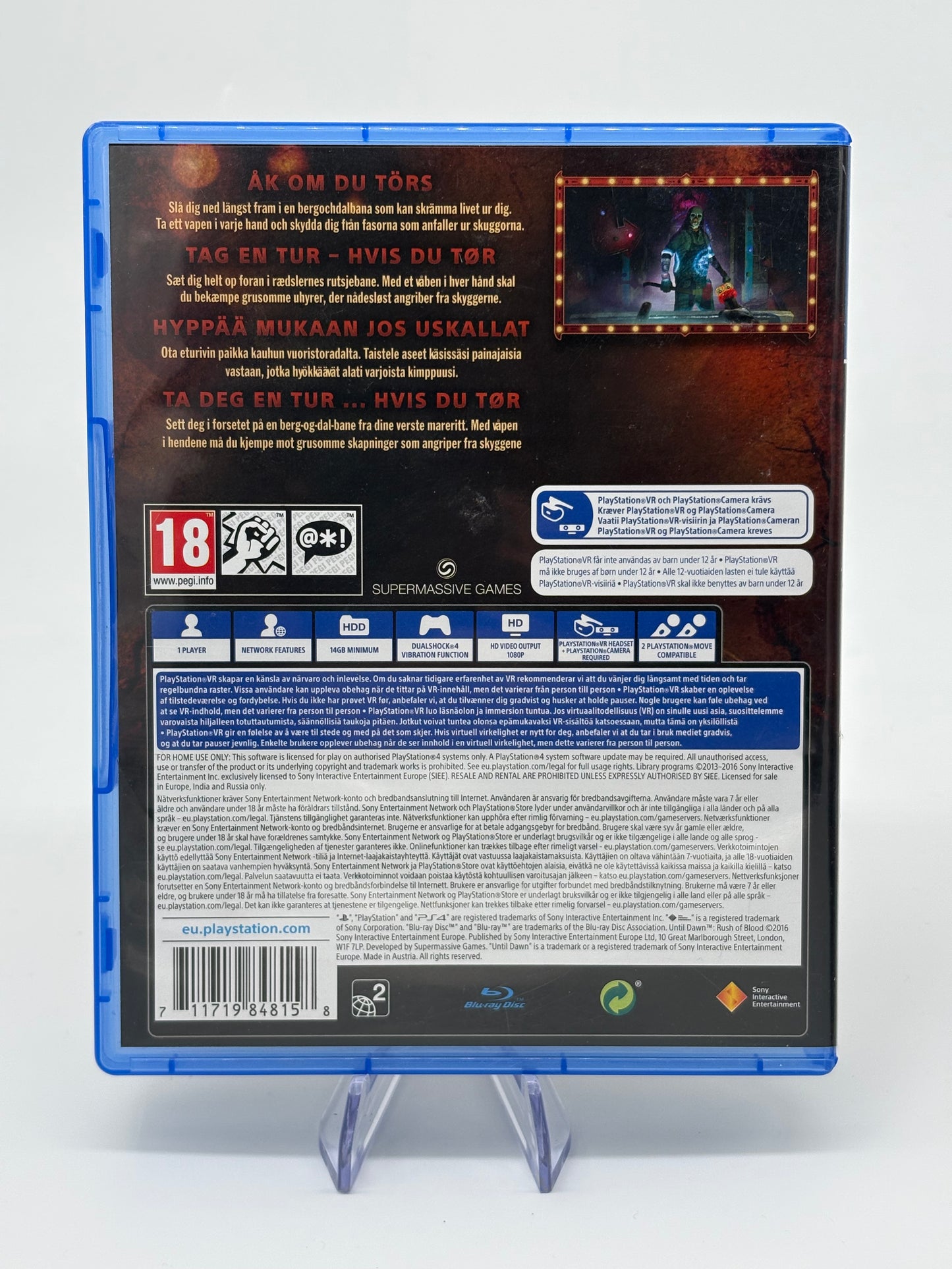 Until Dawn Rush of Blood (PS4)