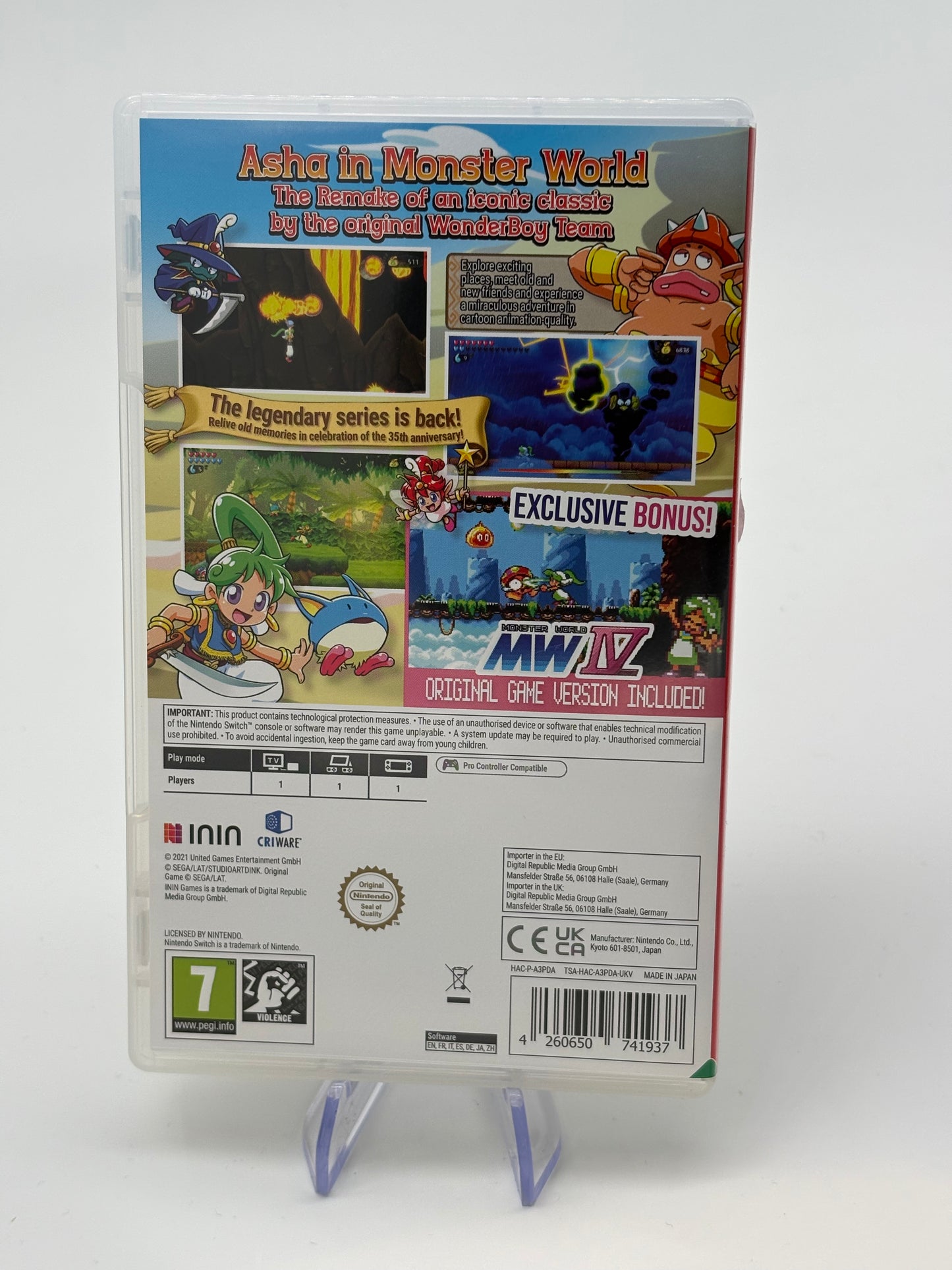 Wonder Boy Asha in Monster World