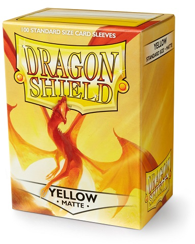 Dragon Shield Standard Sleeves - Yellow (100 Sleeves)
