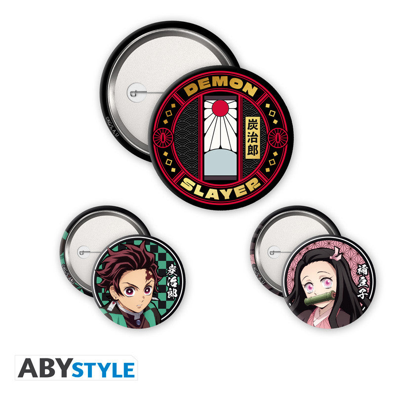 DEMON SLAYER - Badge Pack - Tanjiro & Nezuko