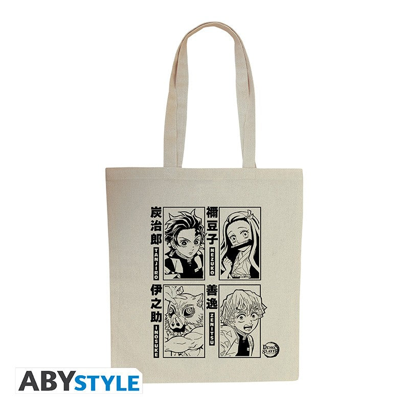 DEMON SLAYER - Tote Bag - "Tanjiro, Nezuko, Zenitsu & Inosuke