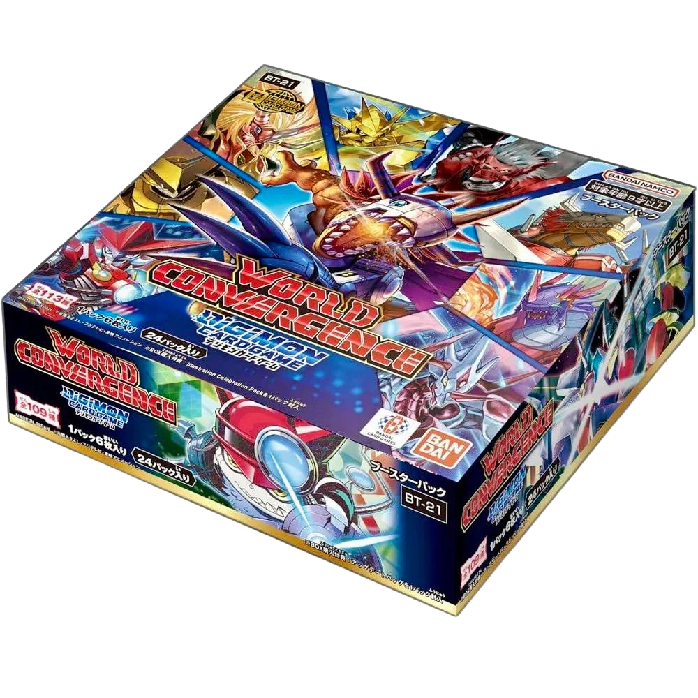 Digimon Card Game World Convergence BT-21 Booster Display