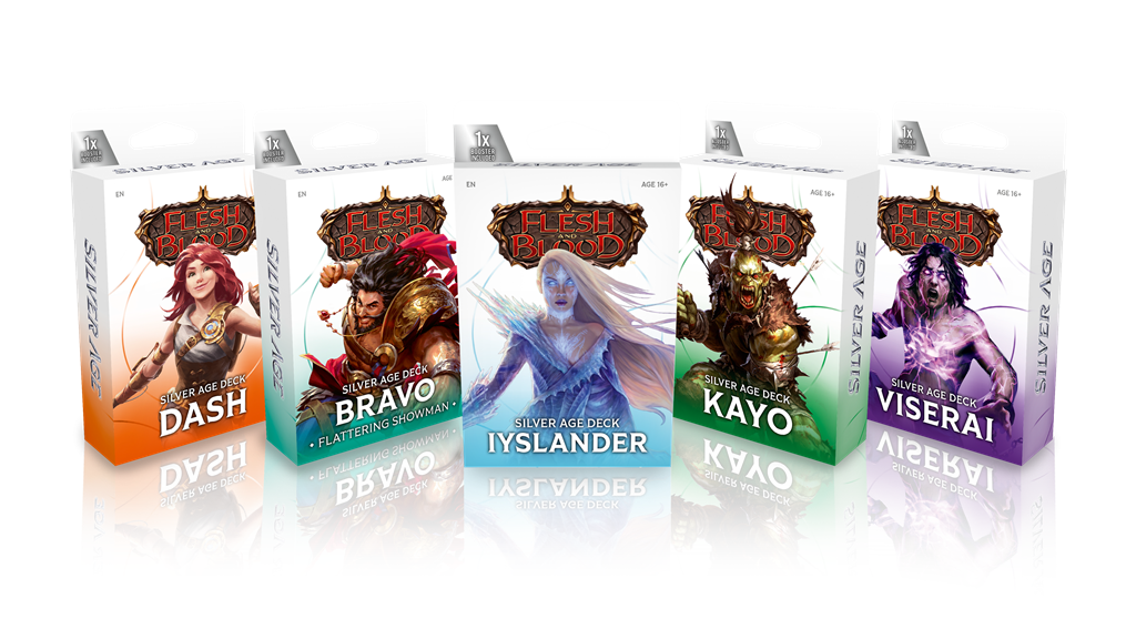 Flesh & Blood TCG - Silver Age: Chapter 1, (5 Decks)