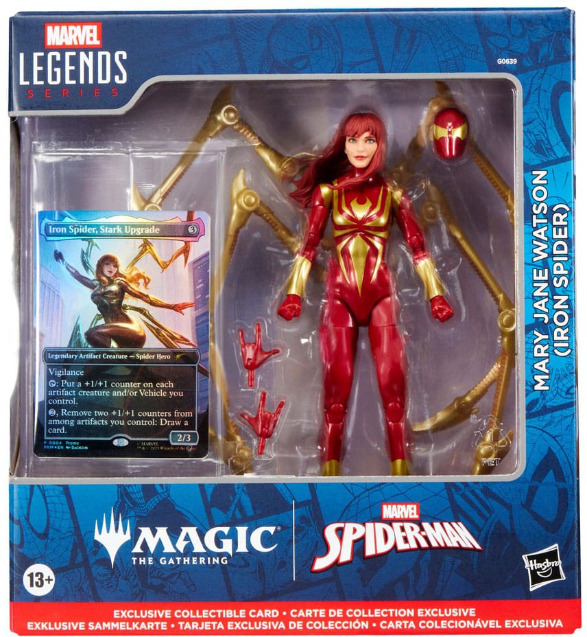Marvel Legends Magic: The Gathering Action Figure Mary Jane Watson (Iron Spider) (plus Exclusive Foil Card) 15 cm