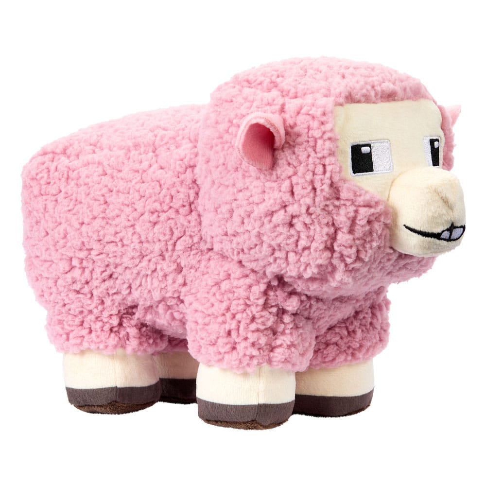 A Minecraft Movie Plush Figure Pink Sheep 20  cm