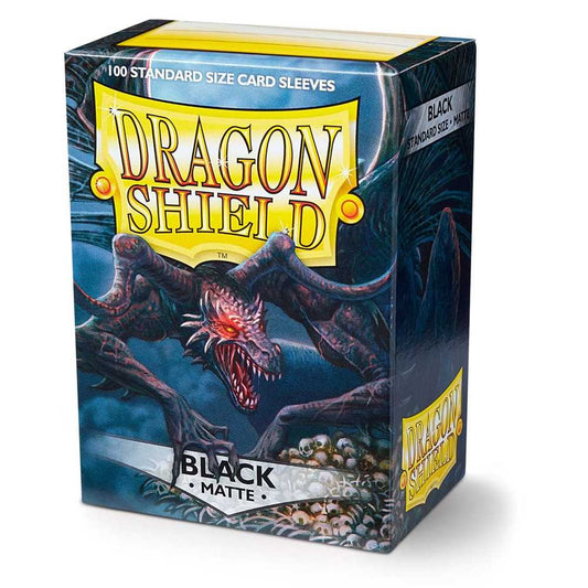 AT-11002 Dragon Shield Standard Sleeves - Matte Black