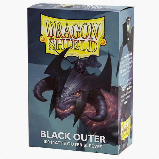 AT-13003 Dragon Shield Standard Outer Sleeves - Matte Black