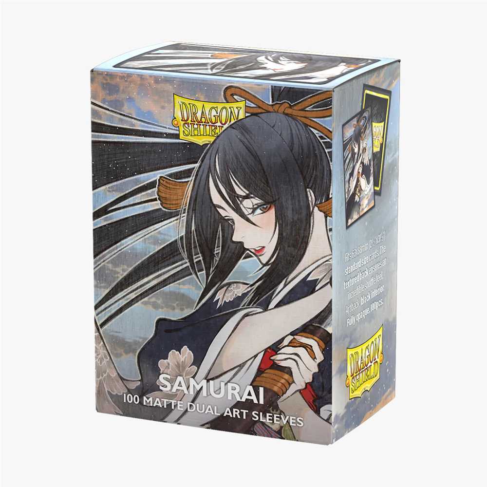 AT-16153 Dragon Shield Matte Art Sleeves Samurai (100 Sleeves)