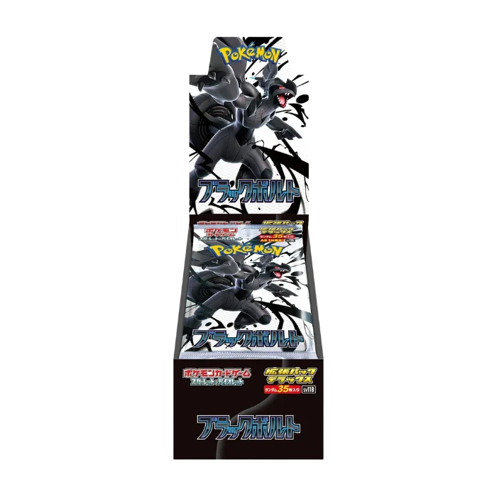 Pokémon Scarlet & Violet: Black Bolt Deluxe Booster Box (Japansk)
