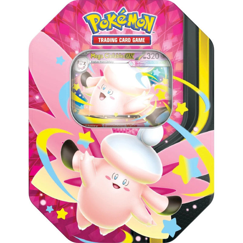 Pokémon Mega Clefable ex Tin (4 Pack) (ENG)