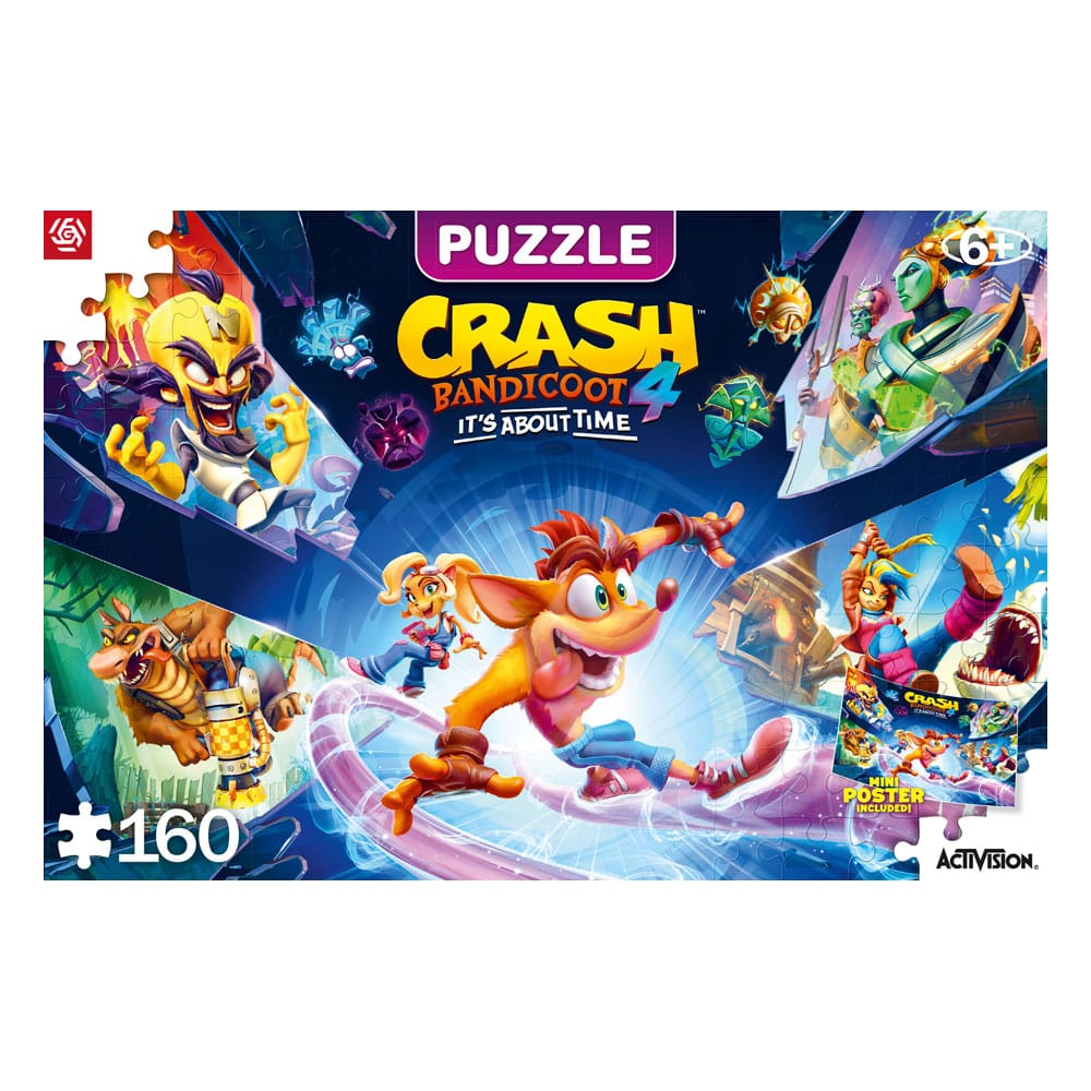 Crash Bandicoot 4 Kids Puzzle It's About Time  (160 pieces)