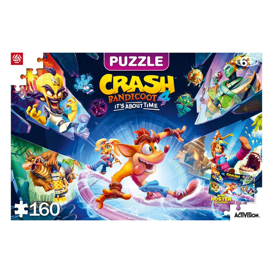 Crash Bandicoot 4 Kids Puzzle It's About Time  (160 pieces)