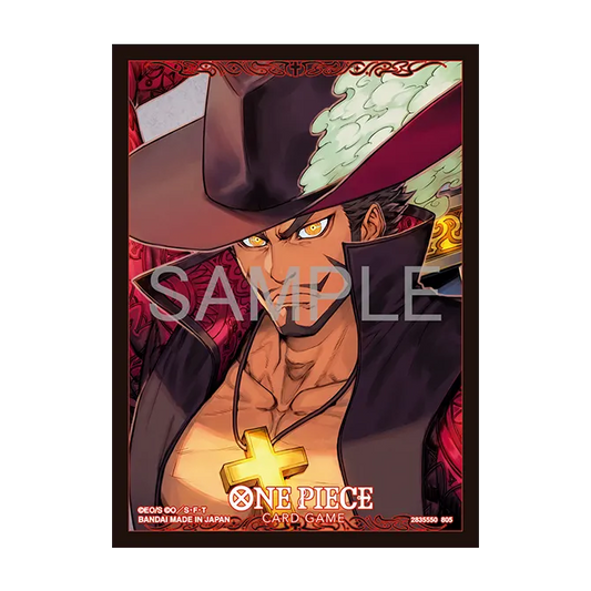 One Piece Card Game Official Sleeves 13 (Dracule Mihawk)