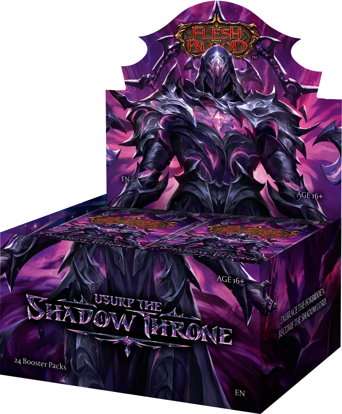 Flesh and Blood TCG: Usurp the Shadow Throne Display
