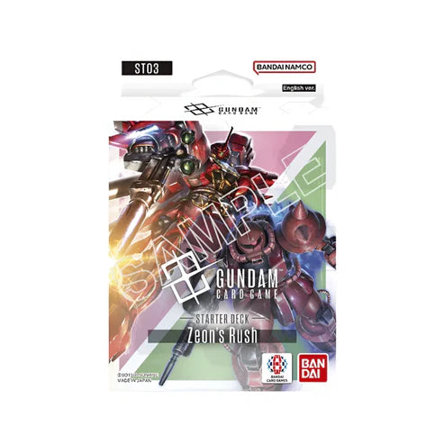 Gundam Card Game Starter Deck Zeon's Rush [ST03]