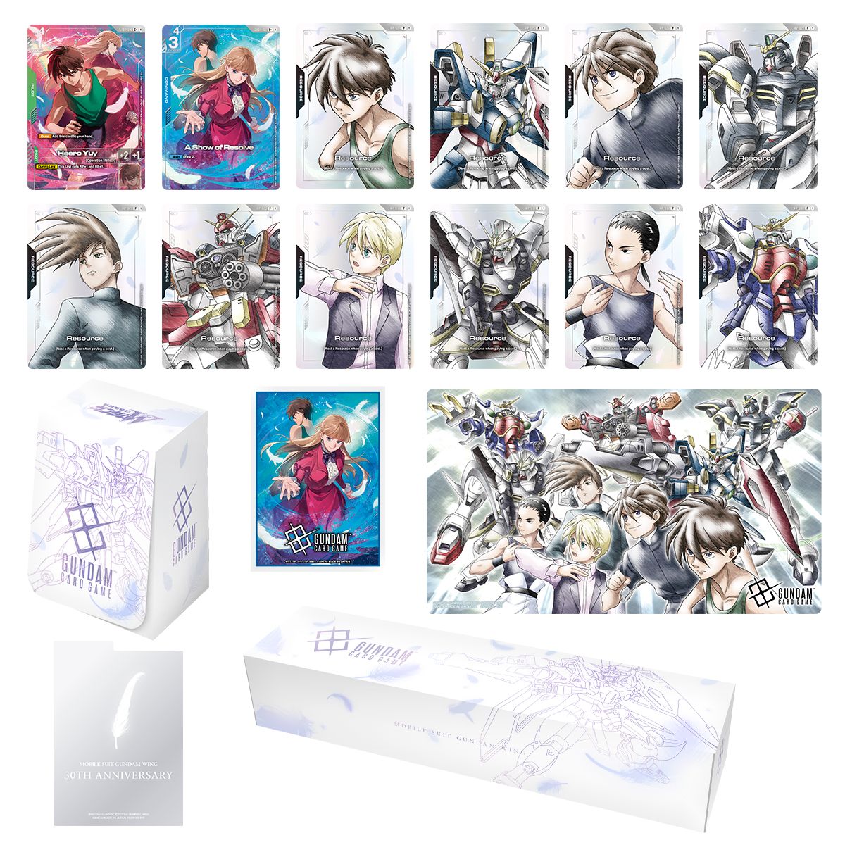 Gundam Card Game Premium Accessory Set -Mobile Suit Gundam Wing- [PB-01]