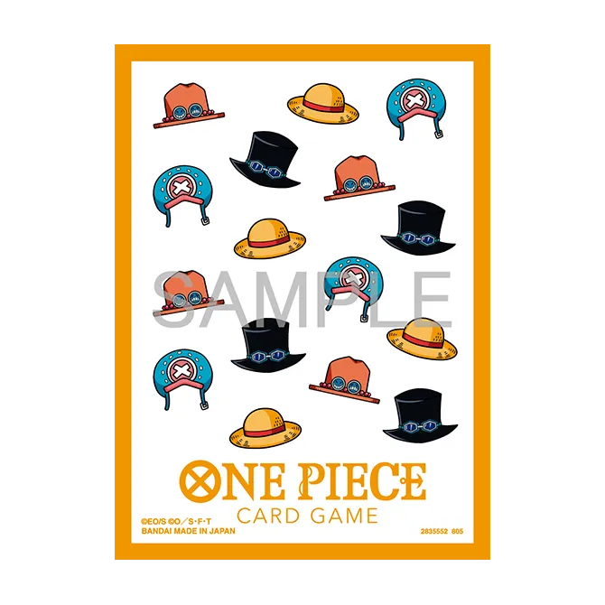 One Piece Card Game Official Sleeves 13 (Hat Patterns)