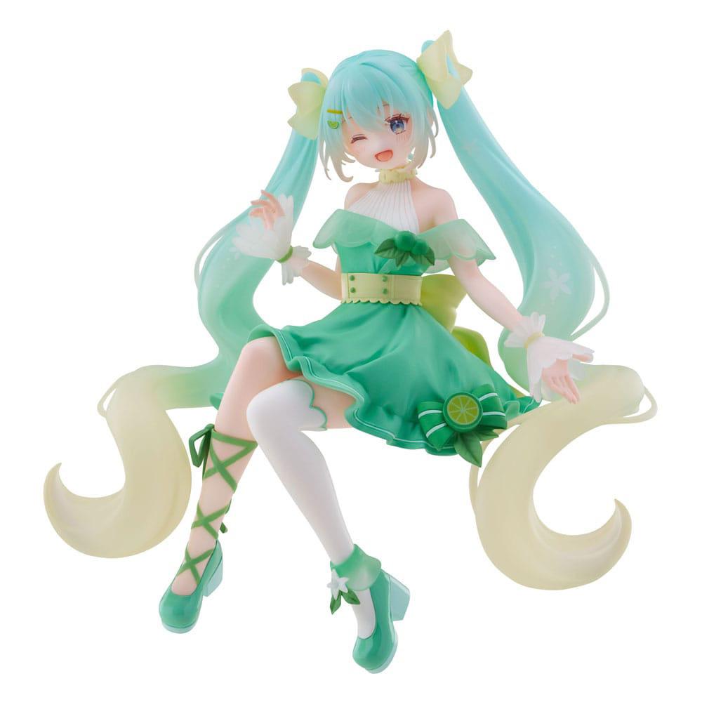 Hatsune Miku Noodle Stopper PVC Statue Flower Hatsune Miku Citrus Ver. 14 cm