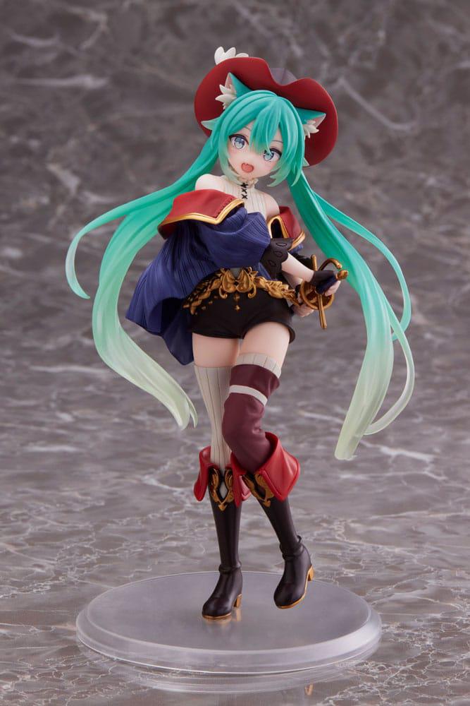Hatsune Miku Puss in Boots Statue - 18 cm