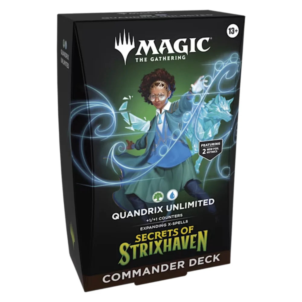Magic The Gathering: Secrets of Strixhaven Quandrix Unlimited Commander Deck