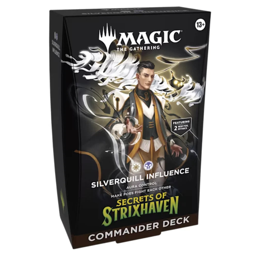 Magic The Gathering: Secrets of Strixhaven Silverquill Influence Commander Deck