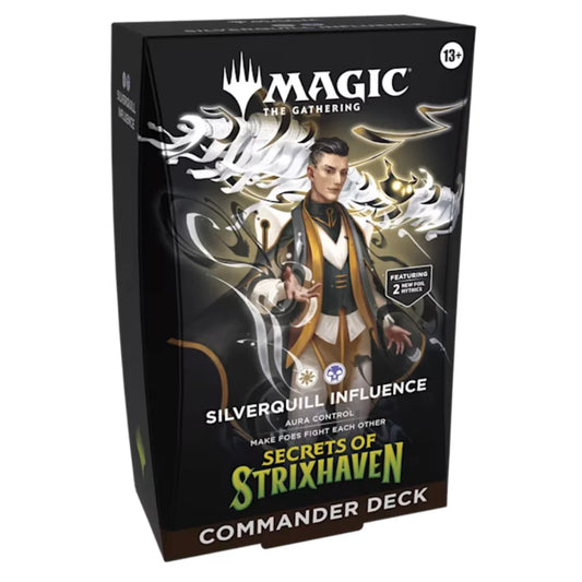 Magic The Gathering: Secrets of Strixhaven Silverquill Influence Commander Deck