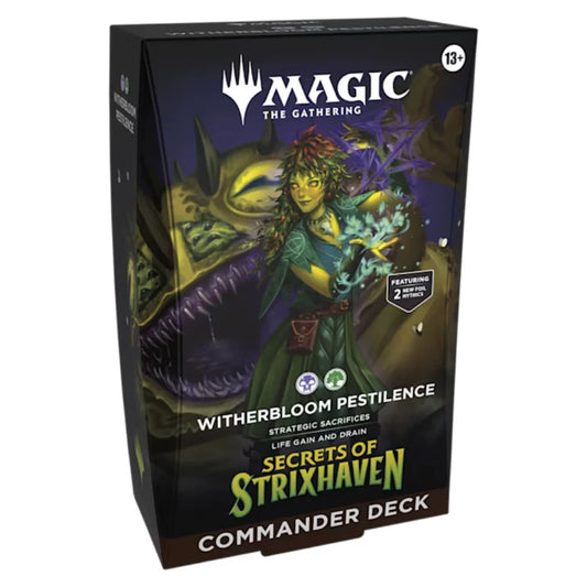 Magic The Gathering: Secrets of Strixhaven Witherbloom Pestilence Commander Deck