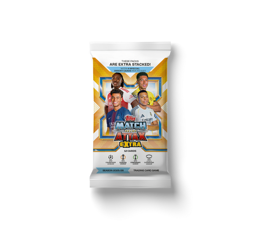 UEFA Champions League Match Attax Extra Trading Cards 2025/26 Booster pack