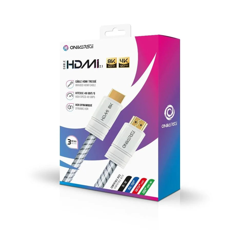 ONIVERSE 8K HDMI CABLE - WHITE