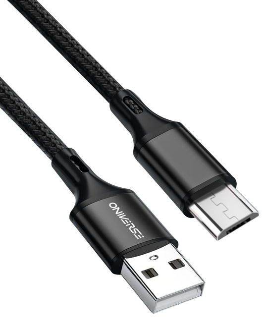ONIVERSE USB-A TO MICRO-USB CHARGE  CABLE, 3 M - BLACK